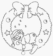 coloriage le lutin dormeur